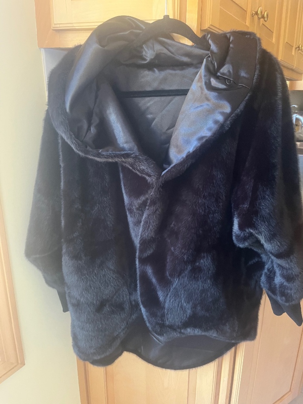Mersea “Pretty Rugged” Faux-Fur Jacket, L